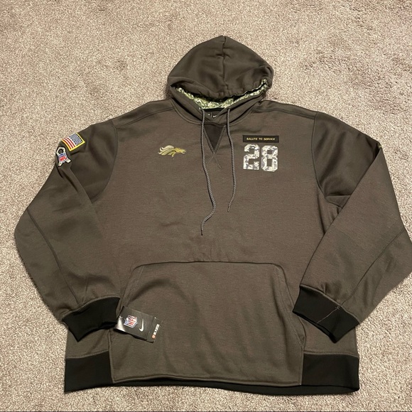 Nike Other - NWT Nike NFL Denver Broncos Salute to Service Hoodie Size 4XL